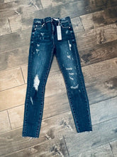 Load image into Gallery viewer, Tractr Distressed Skinny Jeans
